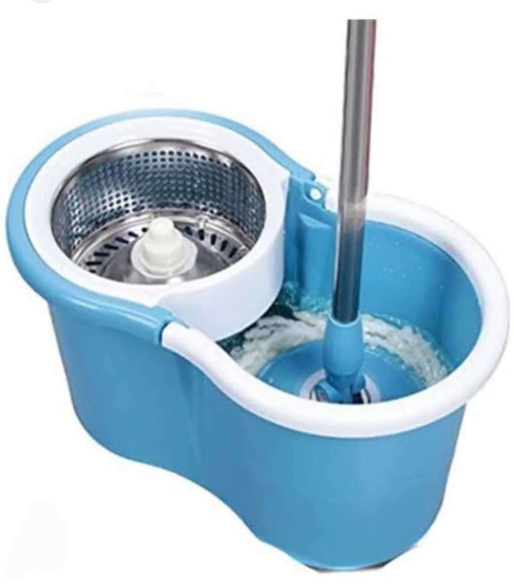 Brooms & Mops Rotating 360Degrees Magic Spin Mop And Plastic Bucket